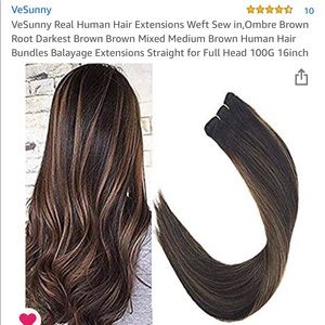 VeSunny Brazilian Human Hair Extensions